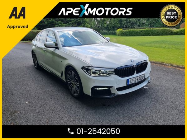 BMW 5-Series Saloon, Diesel, 2017, White
