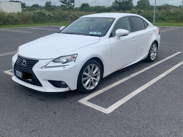 Lexus IS Saloon, Petrol Hybrid, 2014, White