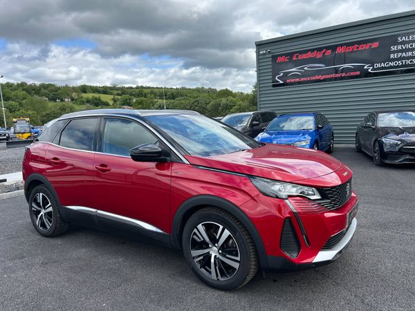 Peugeot 3008 SUV, Petrol Hybrid, 2022, Red