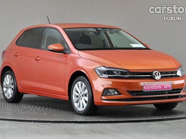 Volkswagen Polo Hatchback, Petrol, 2019, Orange