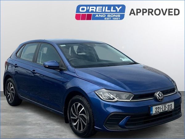 Volkswagen Polo Hatchback, Petrol, 2022, Blue