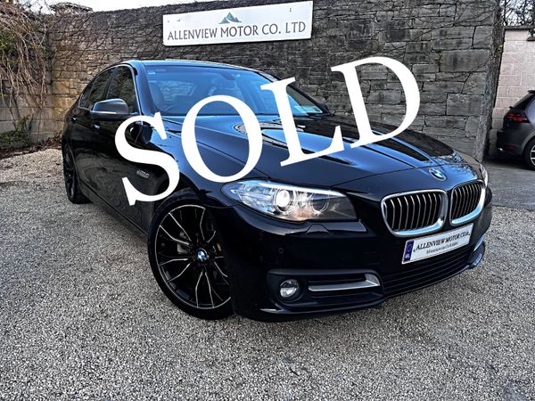 BMW 5-Series Saloon, Diesel, 2015, Black