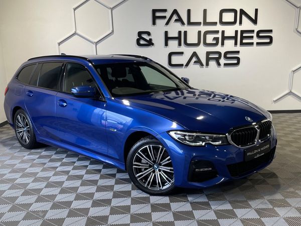 BMW 3-Series Estate, Petrol Hybrid, 2022, Blue