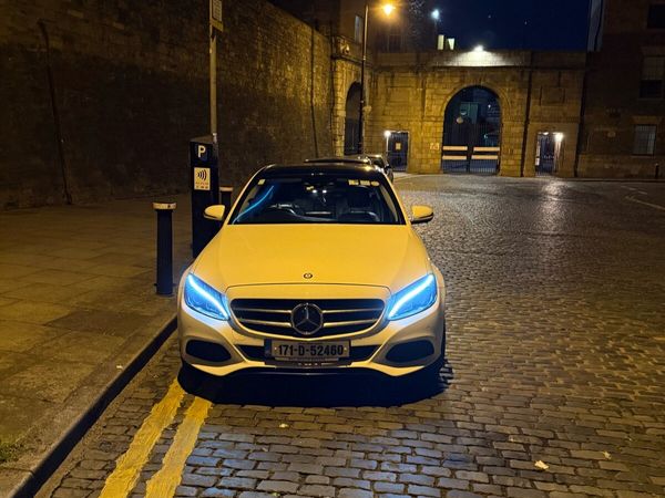 Mercedes-Benz C-Class Saloon, Petrol Plug-in Hybrid, 2017, White