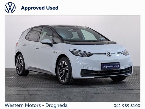 Volkswagen ID.3 Hatchback, Electric, 2023, White
