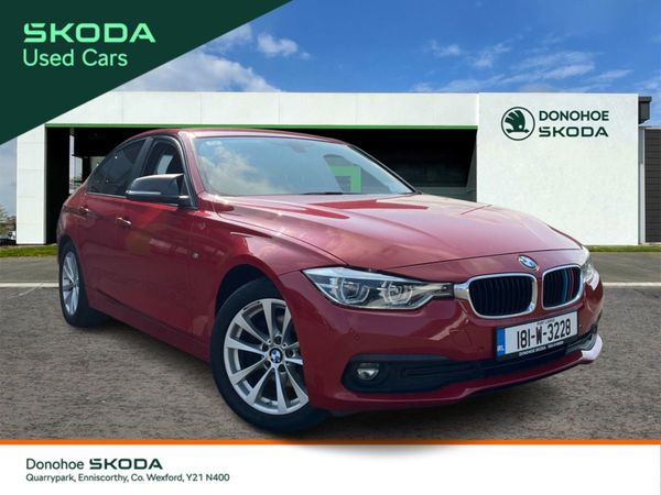 BMW 3-Series Saloon, Diesel, 2018, Red