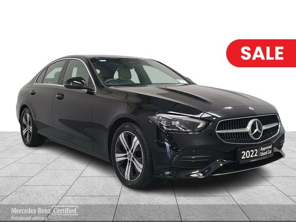 Mercedes-Benz C-Class Saloon, Petrol Hybrid, 2022, Black