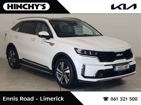 Kia Sorento SUV, Petrol Plug-in Hybrid, 2022, White