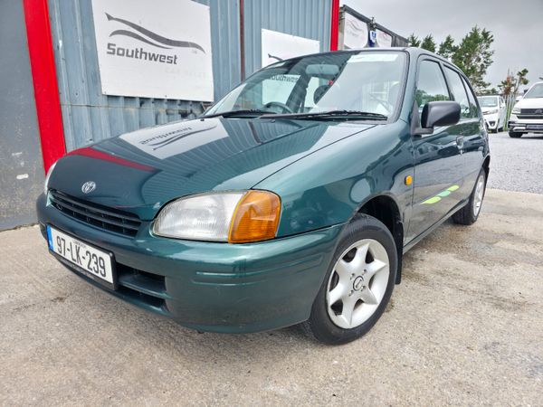 Toyota Starlet Hatchback, Petrol, 1997, Green