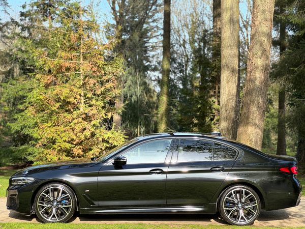 BMW 5-Series Saloon, Diesel, 2021, Black