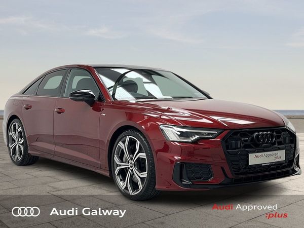 Audi A6 Saloon, Petrol Hybrid, 2025, Red