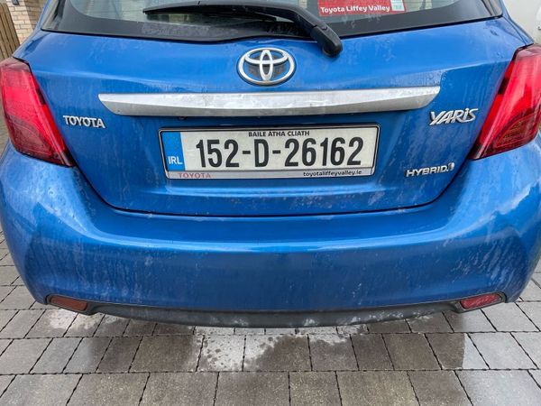 Toyota Yaris Hatchback, Petrol Hybrid, 2015, Blue