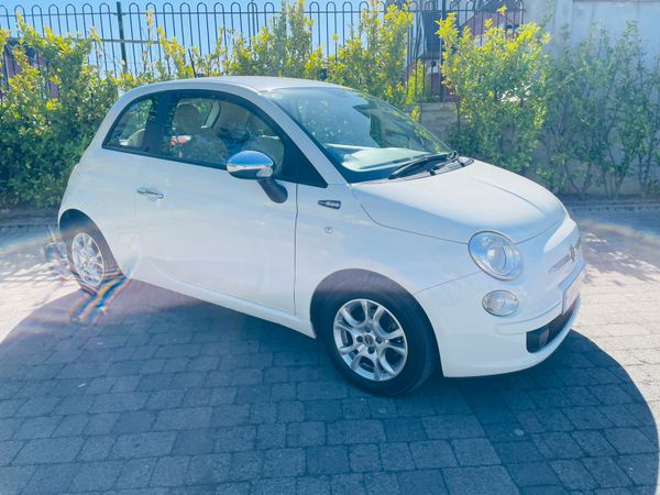 Fiat 500 Hatchback, Petrol, 2014, White