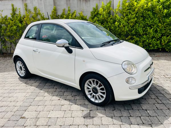 Fiat 500 Hatchback, Petrol, 2014, White