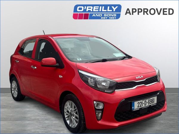 Kia Picanto Hatchback, Petrol, 2022, Red