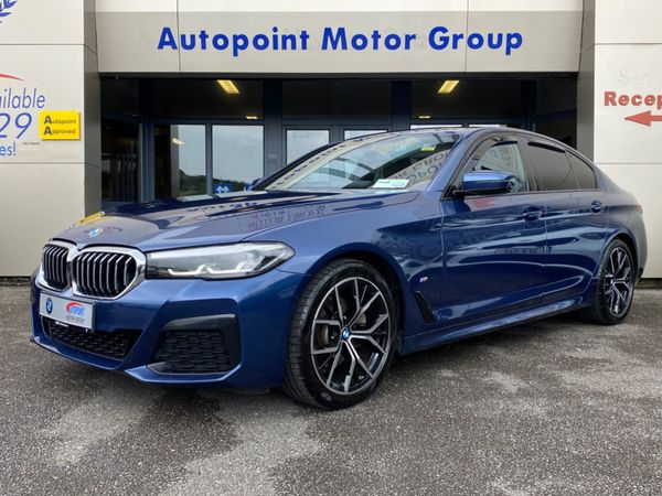 BMW 5-Series Saloon, Diesel, 2021, Blue