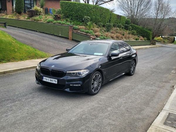 BMW 5-Series Saloon, Petrol Plug-in Hybrid, 2017, Black