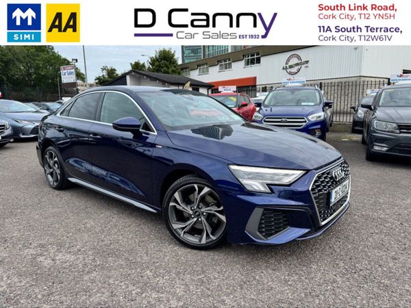 Audi A3 Saloon, Petrol, 2021, Blue