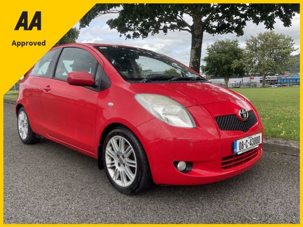 Toyota Yaris Hatchback, Petrol, 2008, Red