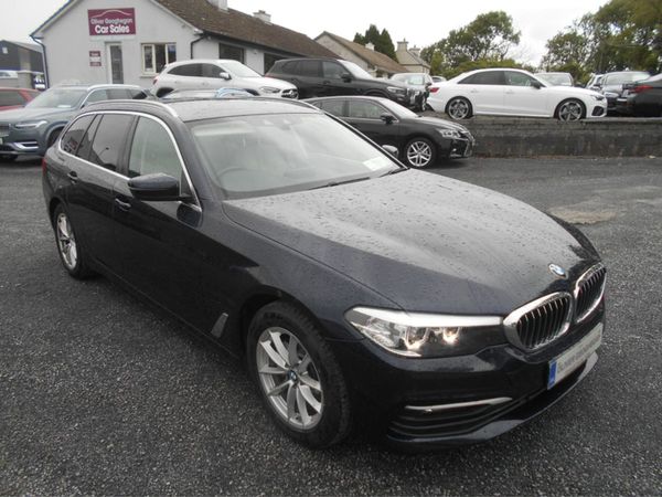 BMW 5-Series Estate, Diesel, 2019, Blue