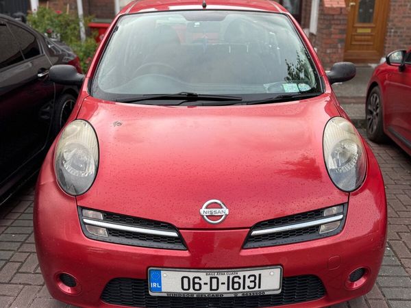 Nissan Micra Hatchback, Petrol, 2006, Red