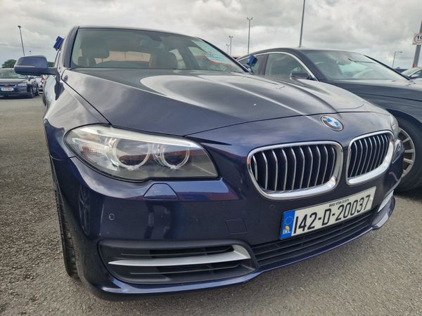 BMW 5-Series Saloon, Diesel, 2014, Blue