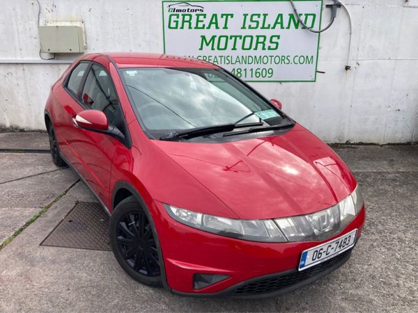 Honda Civic Hatchback, Petrol, 2006, Red