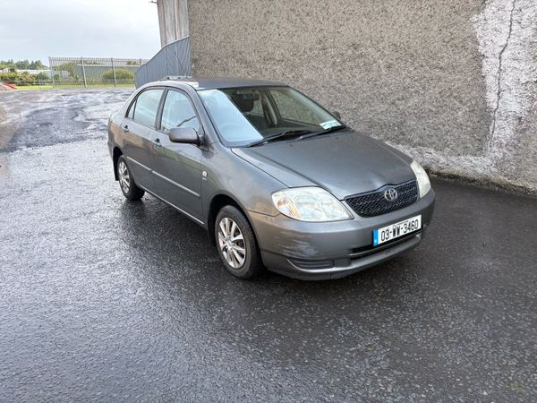 Toyota Corolla Saloon, Petrol, 2003, Grey