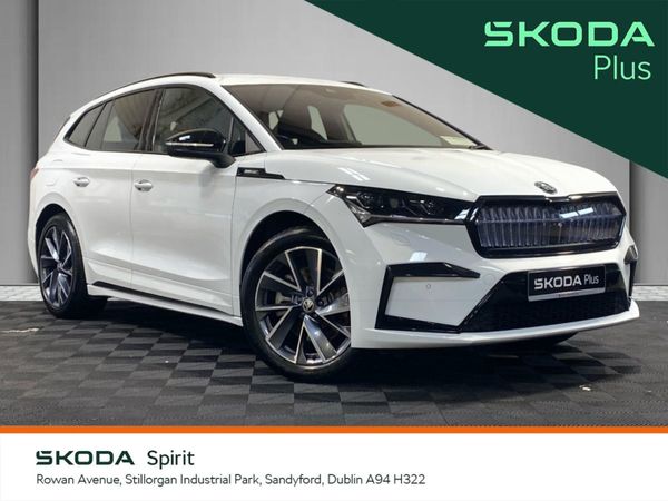 Skoda Enyaq Estate, Electric, 2024, White