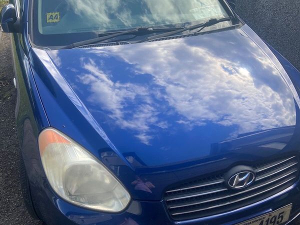 Hyundai Accent Saloon, Petrol, 2007, Blue