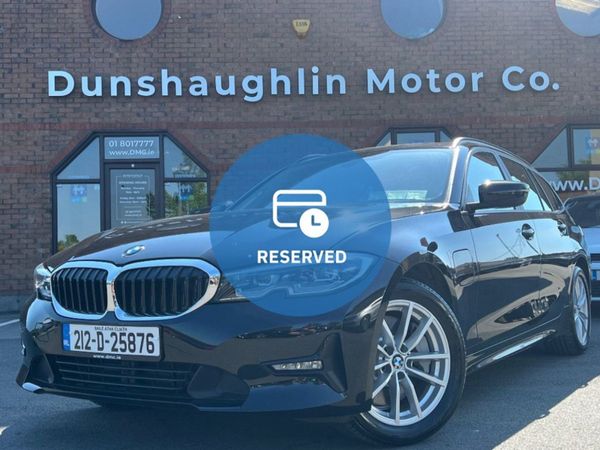 BMW 3-Series Estate, Hybrid, 2021, Black