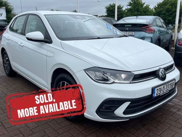 Volkswagen Polo Hatchback, Petrol, 2023, White