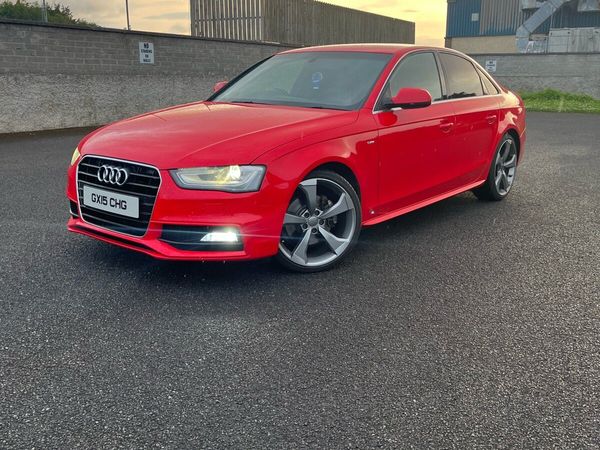 Audi A4 Saloon, Diesel, 2015, Red