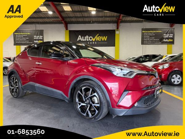 Toyota C-HR SUV, Petrol Hybrid, 2017, Burgundy