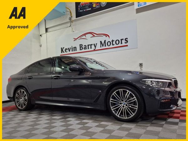 BMW 5-Series Saloon, Petrol Hybrid, 2019, Grey