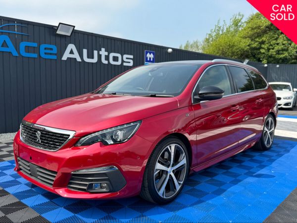 Peugeot 308 Estate, Diesel, 2018, Red