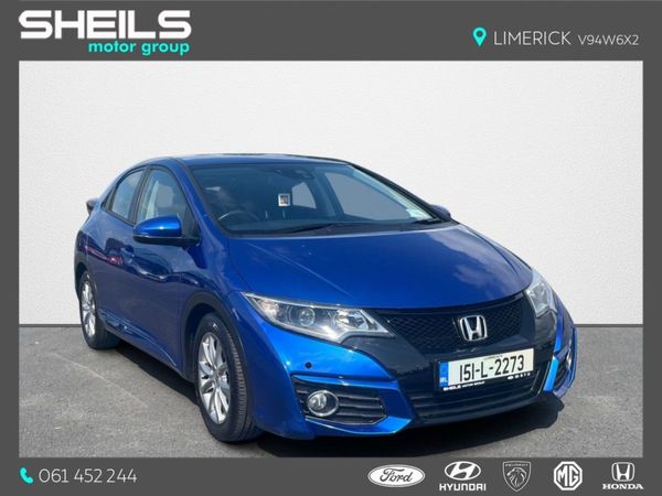 Honda Civic Hatchback, Diesel, 2015, Blue