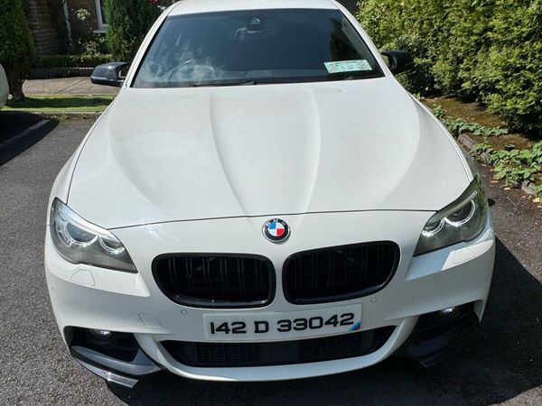 BMW 5-Series Saloon, Diesel, 2014, White