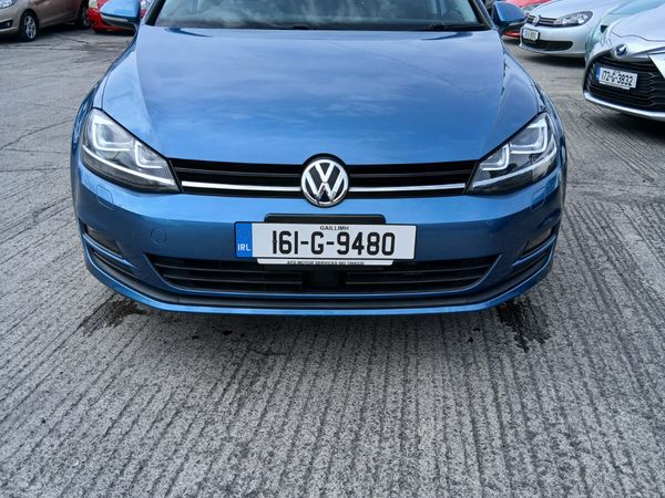 Volkswagen Golf Hatchback, Petrol, 2016, Blue
