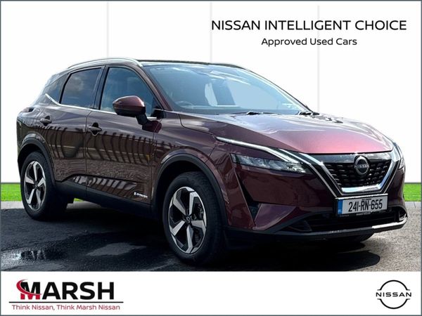 Nissan Qashqai MPV, Petrol Hybrid, 2024, Red