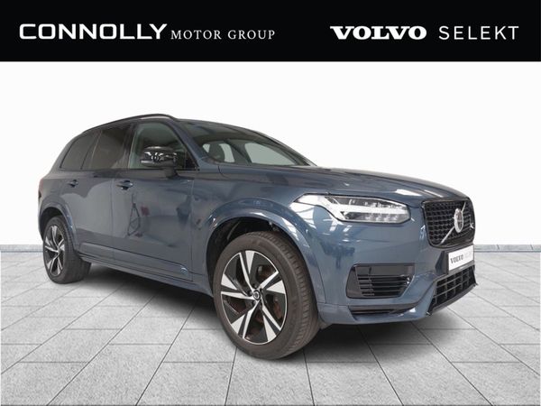 Volvo XC90 SUV, Petrol Plug-in Hybrid, 2022, Blue