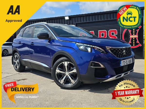 Peugeot 3008 SUV, Diesel, 2017, Blue