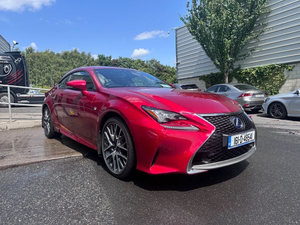 Lexus RC Coupe, Petrol Hybrid, 2016, Red