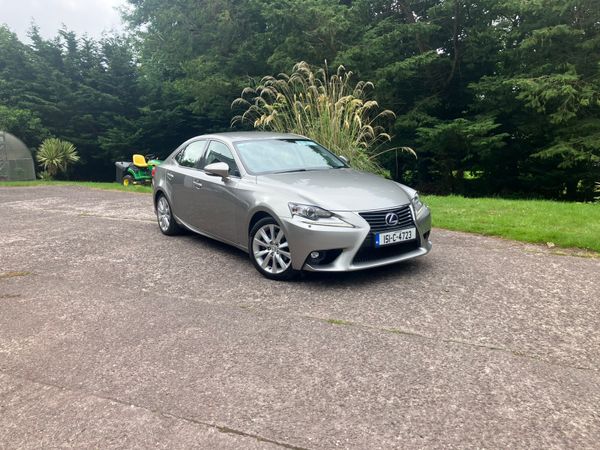 Lexus IS Saloon, Petrol Hybrid, 2015, Silver