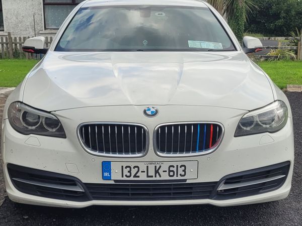 BMW 5-Series Saloon, Diesel, 2013, White