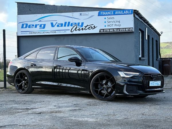 Audi A6 Saloon, Diesel Hybrid, 2020, Black