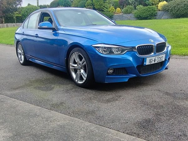 BMW 3-Series Saloon, Petrol Plug-in Hybrid, 2016, Blue