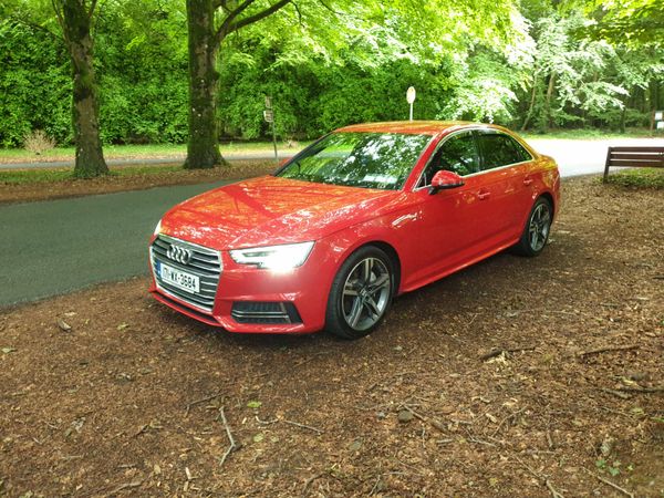 Audi A4 Saloon, Diesel, 2017, Red