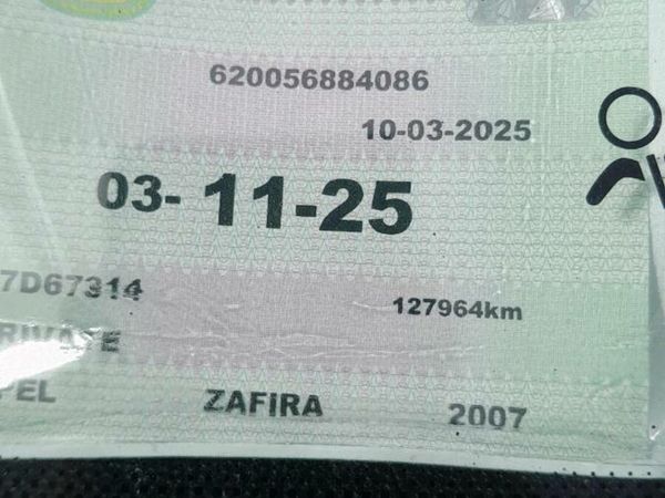 Opel Zafira MPV, Petrol, 2007, Black