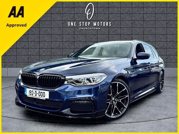 BMW 5-Series Estate, Diesel, 2019, Blue
